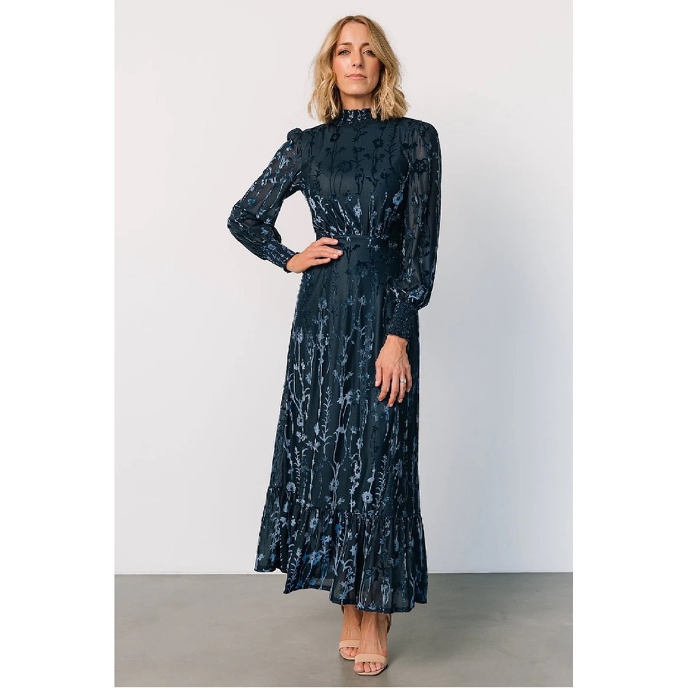 Baltic Born Penelope Velvet Maxi Dress NWT
